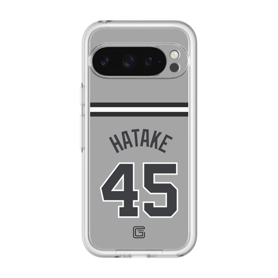 スリムプロテクションプレミアムケース［ 読売ジャイアンツ - #45 HATAKE - ビジター ］