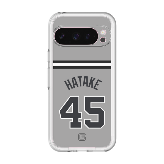 スリムプロテクションプレミアムケース［ 読売ジャイアンツ - #45 HATAKE - ビジター ］