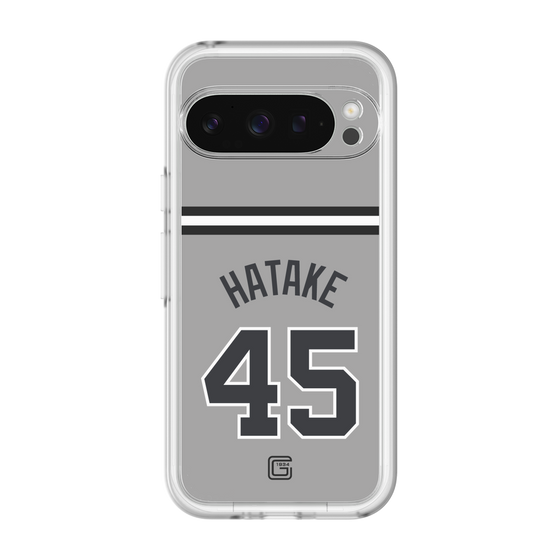 スリムプロテクションプレミアムケース［ 読売ジャイアンツ - #45 HATAKE - ビジター ］