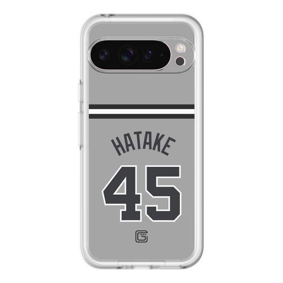 スリムプロテクションプレミアムケース［ 読売ジャイアンツ - #45 HATAKE - ビジター ］