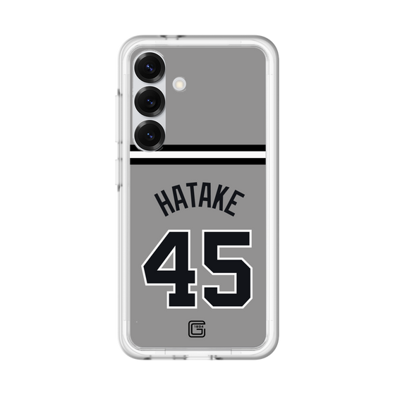 スリムプロテクションプレミアムケース［ 読売ジャイアンツ - #45 HATAKE - ビジター ］