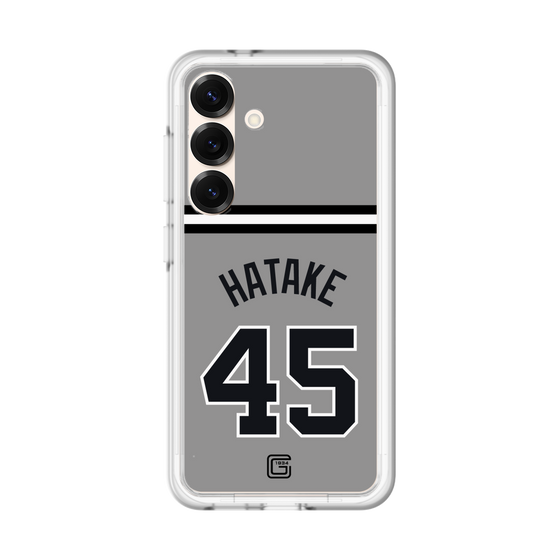 スリムプロテクションプレミアムケース［ 読売ジャイアンツ - #45 HATAKE - ビジター ］