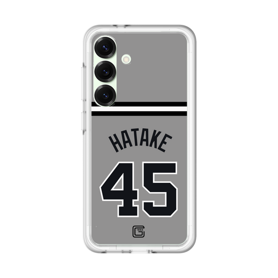 スリムプロテクションプレミアムケース［ 読売ジャイアンツ - #45 HATAKE - ビジター ］