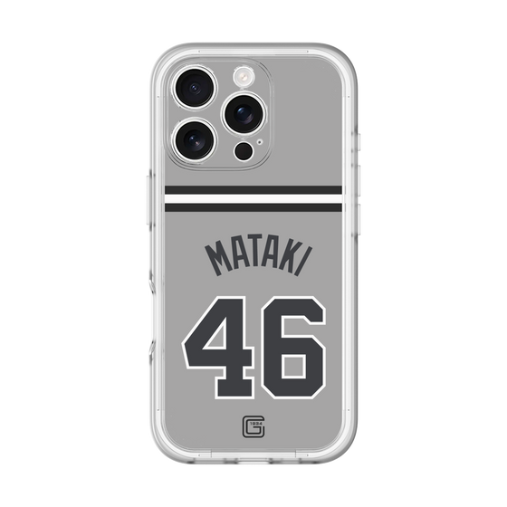 スリムプロテクションプレミアムケース［ 読売ジャイアンツ - #46 MATAKI - ビジター ］