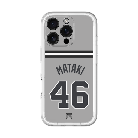 スリムプロテクションプレミアムケース［ 読売ジャイアンツ - #46 MATAKI - ビジター ］