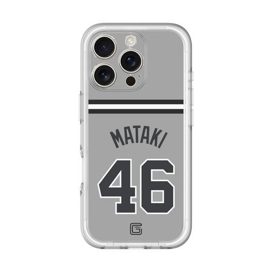スリムプロテクションプレミアムケース［ 読売ジャイアンツ - #46 MATAKI - ビジター ］