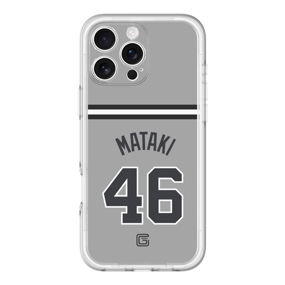 スリムプロテクションプレミアムケース［ 読売ジャイアンツ - #46 MATAKI - ビジター ］