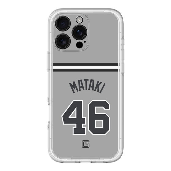 スリムプロテクションプレミアムケース［ 読売ジャイアンツ - #46 MATAKI - ビジター ］
