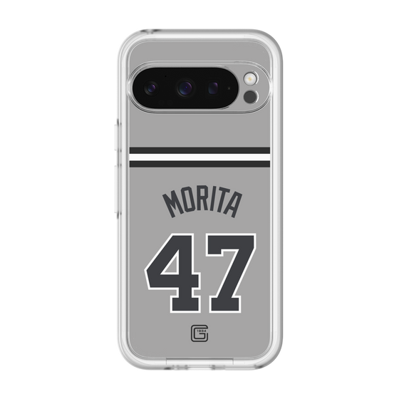 スリムプロテクションプレミアムケース［ 読売ジャイアンツ - #47 MORITA - ビジター ］