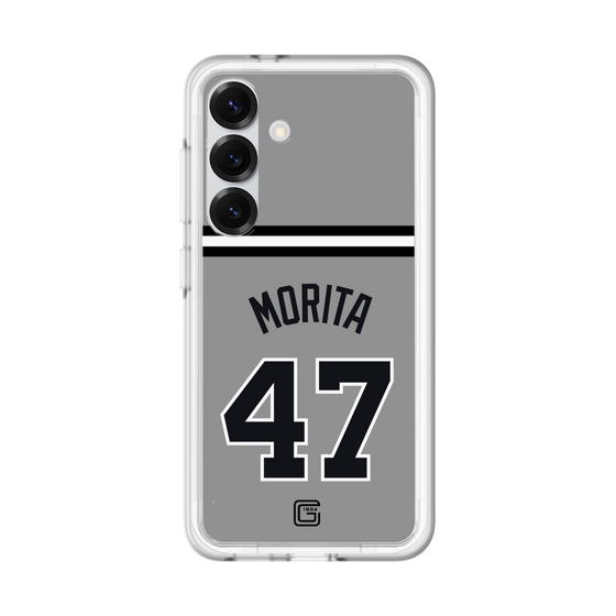 スリムプロテクションプレミアムケース［ 読売ジャイアンツ - #47 MORITA - ビジター ］