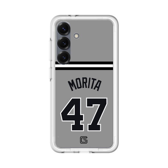 スリムプロテクションプレミアムケース［ 読売ジャイアンツ - #47 MORITA - ビジター ］
