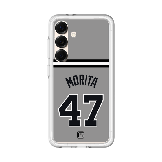 スリムプロテクションプレミアムケース［ 読売ジャイアンツ - #47 MORITA - ビジター ］