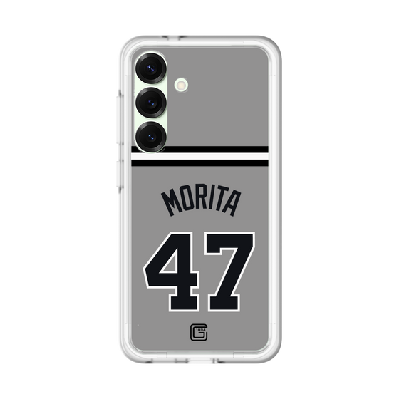 スリムプロテクションプレミアムケース［ 読売ジャイアンツ - #47 MORITA - ビジター ］