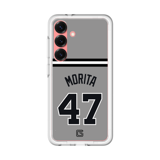 スリムプロテクションプレミアムケース［ 読売ジャイアンツ - #47 MORITA - ビジター ］