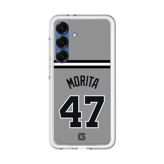 スリムプロテクションプレミアムケース［ 読売ジャイアンツ - #47 MORITA - ビジター ］