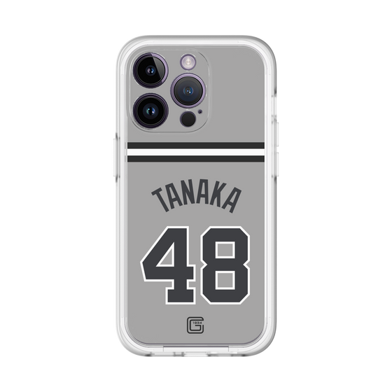 スリムプロテクションプレミアムケース［ 読売ジャイアンツ - #48 TANAKA - ビジター ］
