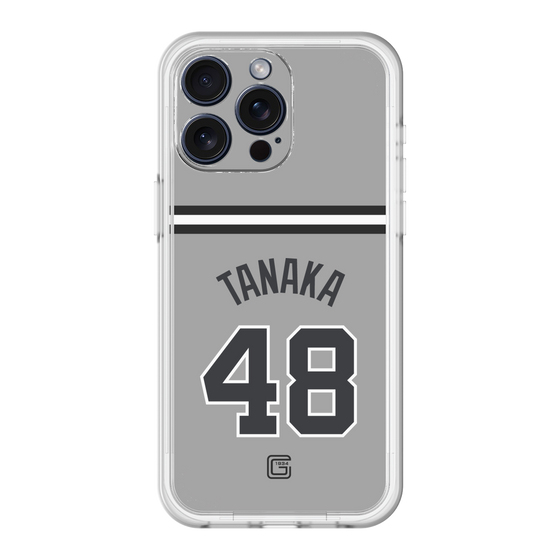 スリムプロテクションプレミアムケース［ 読売ジャイアンツ - #48 TANAKA - ビジター ］