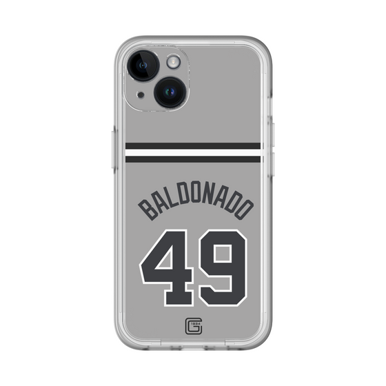 スリムプロテクションプレミアムケース［ 読売ジャイアンツ - #49 BALDONADO - ビジター ］