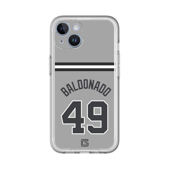スリムプロテクションプレミアムケース［ 読売ジャイアンツ - #49 BALDONADO - ビジター ］