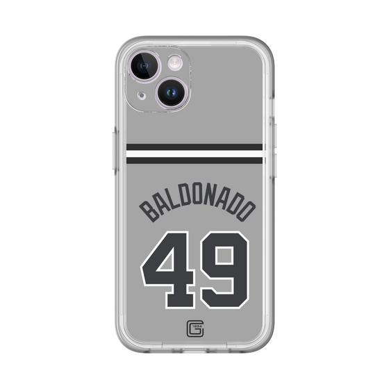 スリムプロテクションプレミアムケース［ 読売ジャイアンツ - #49 BALDONADO - ビジター ］