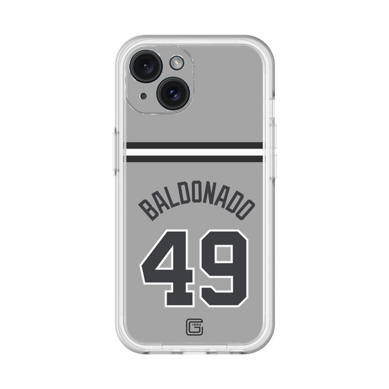 スリムプロテクションプレミアムケース［ 読売ジャイアンツ - #49 BALDONADO - ビジター ］
