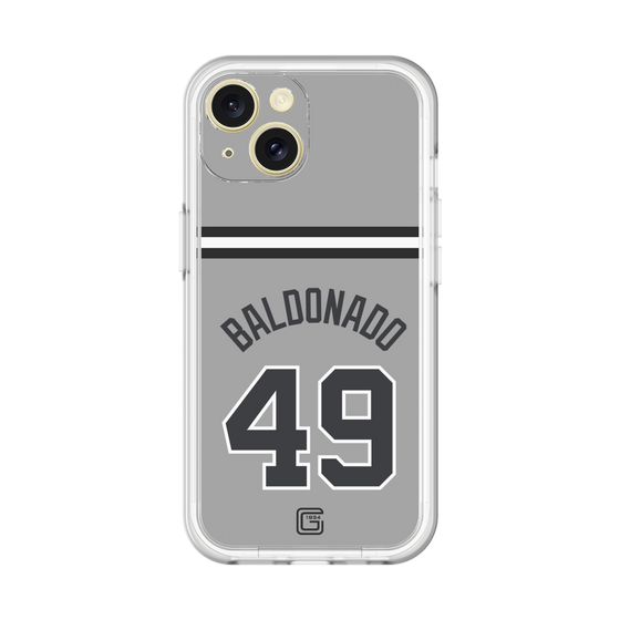 スリムプロテクションプレミアムケース［ 読売ジャイアンツ - #49 BALDONADO - ビジター ］