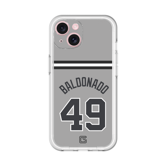 スリムプロテクションプレミアムケース［ 読売ジャイアンツ - #49 BALDONADO - ビジター ］