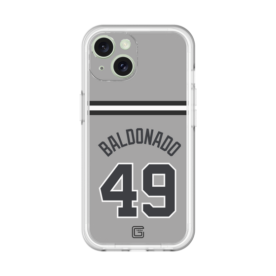 スリムプロテクションプレミアムケース［ 読売ジャイアンツ - #49 BALDONADO - ビジター ］