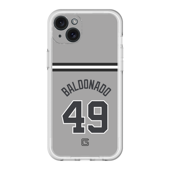 スリムプロテクションプレミアムケース［ 読売ジャイアンツ - #49 BALDONADO - ビジター ］
