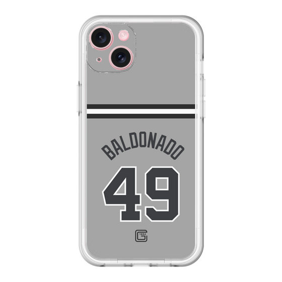 スリムプロテクションプレミアムケース［ 読売ジャイアンツ - #49 BALDONADO - ビジター ］