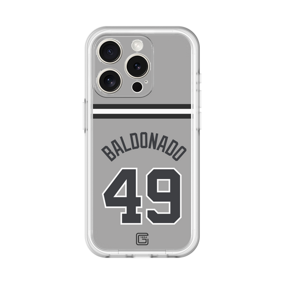 スリムプロテクションプレミアムケース［ 読売ジャイアンツ - #49 BALDONADO - ビジター ］