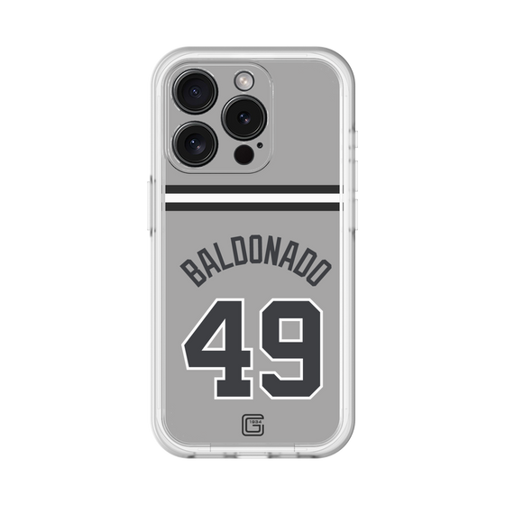 スリムプロテクションプレミアムケース［ 読売ジャイアンツ - #49 BALDONADO - ビジター ］