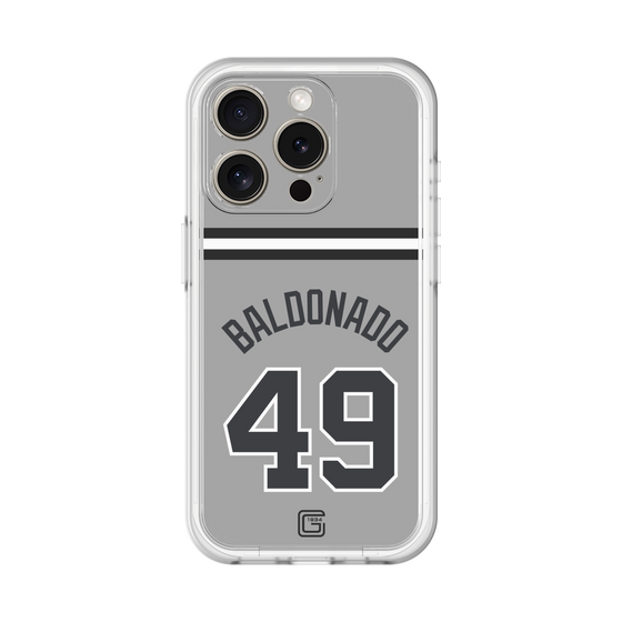 スリムプロテクションプレミアムケース［ 読売ジャイアンツ - #49 BALDONADO - ビジター ］