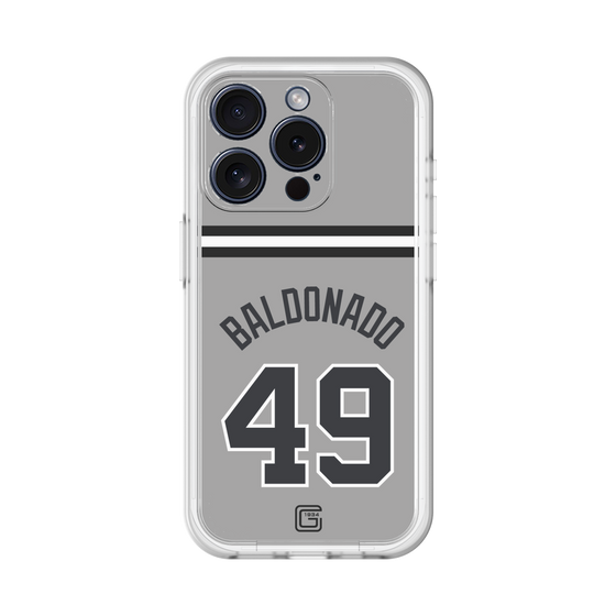 スリムプロテクションプレミアムケース［ 読売ジャイアンツ - #49 BALDONADO - ビジター ］