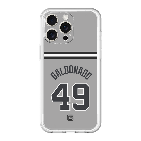スリムプロテクションプレミアムケース［ 読売ジャイアンツ - #49 BALDONADO - ビジター ］