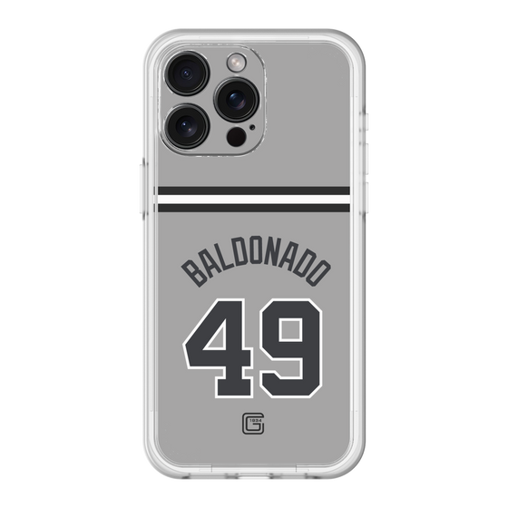 スリムプロテクションプレミアムケース［ 読売ジャイアンツ - #49 BALDONADO - ビジター ］