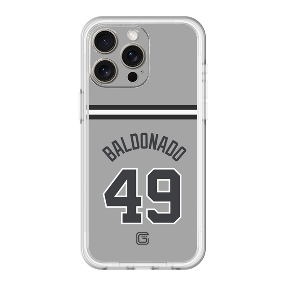 スリムプロテクションプレミアムケース［ 読売ジャイアンツ - #49 BALDONADO - ビジター ］