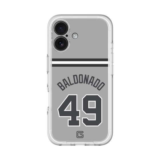 スリムプロテクションプレミアムケース［ 読売ジャイアンツ - #49 BALDONADO - ビジター ］