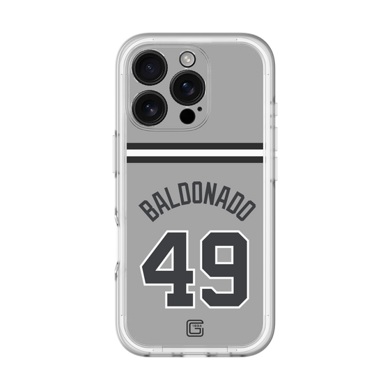 スリムプロテクションプレミアムケース［ 読売ジャイアンツ - #49 BALDONADO - ビジター ］
