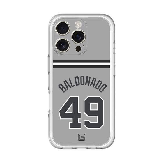 スリムプロテクションプレミアムケース［ 読売ジャイアンツ - #49 BALDONADO - ビジター ］