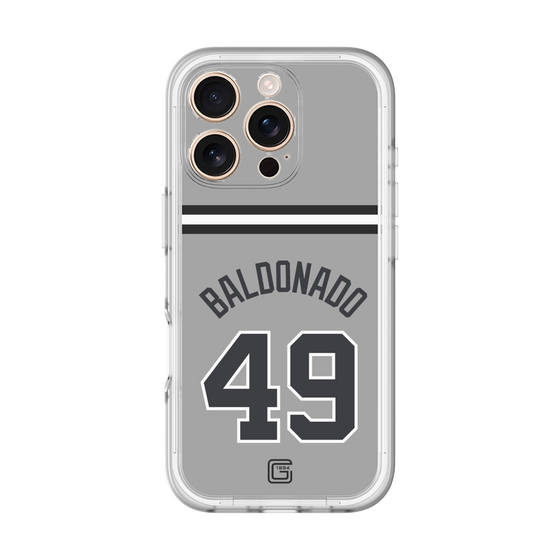 スリムプロテクションプレミアムケース［ 読売ジャイアンツ - #49 BALDONADO - ビジター ］