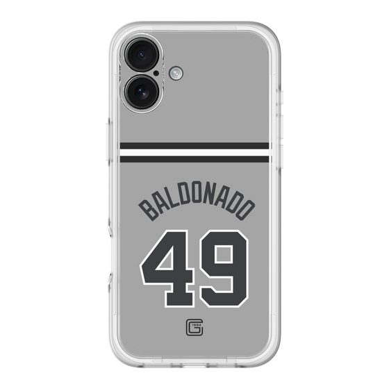 スリムプロテクションプレミアムケース［ 読売ジャイアンツ - #49 BALDONADO - ビジター ］