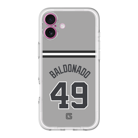 スリムプロテクションプレミアムケース［ 読売ジャイアンツ - #49 BALDONADO - ビジター ］