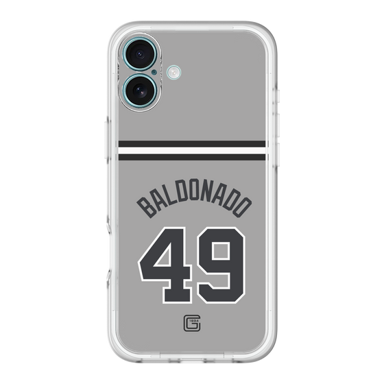 スリムプロテクションプレミアムケース［ 読売ジャイアンツ - #49 BALDONADO - ビジター ］