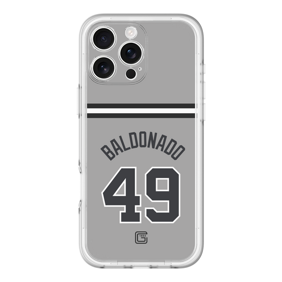 スリムプロテクションプレミアムケース［ 読売ジャイアンツ - #49 BALDONADO - ビジター ］