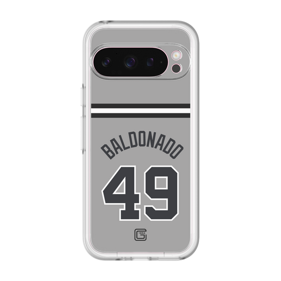 スリムプロテクションプレミアムケース［ 読売ジャイアンツ - #49 BALDONADO - ビジター ］