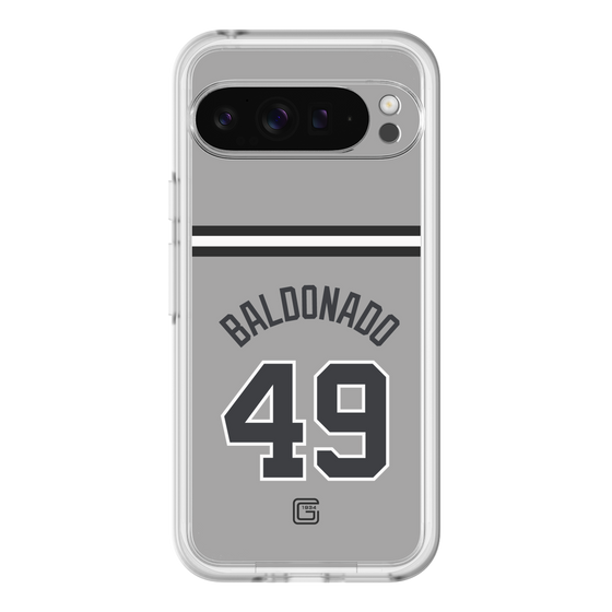 スリムプロテクションプレミアムケース［ 読売ジャイアンツ - #49 BALDONADO - ビジター ］