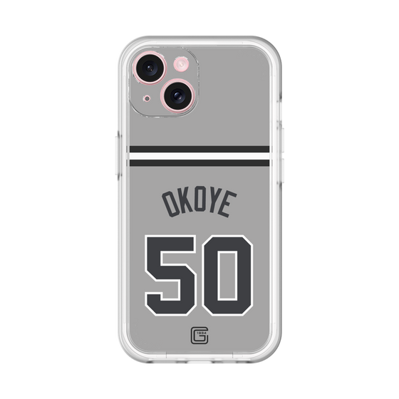 スリムプロテクションプレミアムケース［ 読売ジャイアンツ - #50 OKOYE - ビジター ］