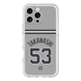 スリムプロテクションプレミアムケース［ 読売ジャイアンツ - #53 TAKANASHI - ビジター ］