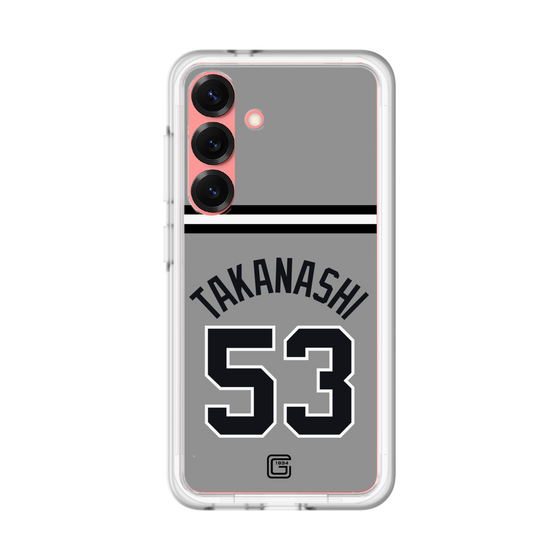 スリムプロテクションプレミアムケース［ 読売ジャイアンツ - #53 TAKANASHI - ビジター ］